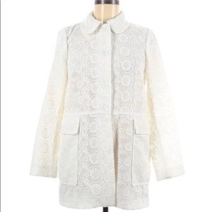 Zara Jacket with floral lace design